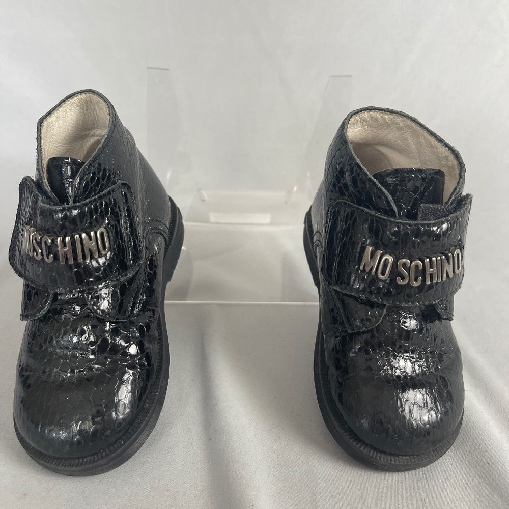 MOSCHINO ITALY BOOTIES size 21 VINTAGE 1990